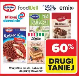 Carrefour Wszystkie ciasta, babeczki do przygotowania oferta