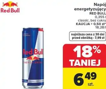 Carrefour Napój energetyzujący Red Bull oferta