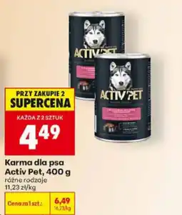 Biedronka Karma dla psa Activ Pet oferta
