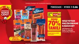 Biedronka Wszystkie paczkowane kabanosy oferta
