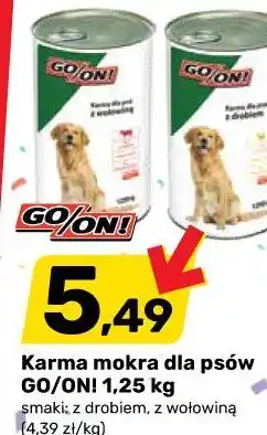Bricomarche Karma mokra dla psów GO/ON! oferta