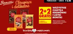 Biedronka Wszystkie ciastka, kremówki i listki Bonitki oferta