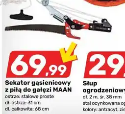 Bricomarche Sekator gąsienicowy z piłą do gałęzi MAAN oferta