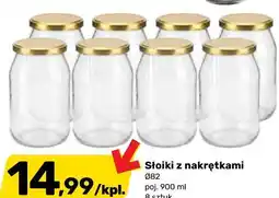 Bricomarche Słoiki z nakrętkami ø82 poj oferta