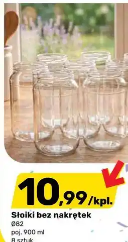 Bricomarche Słoiki bez nakrętek ø82 poj oferta