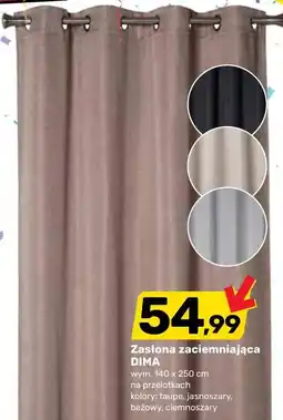 Bricomarche Zasłona zaciemniająca DIMA oferta