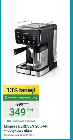 ERLI Ekspres do kawy Berdsen oferta