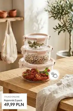 Sinsay Pojemniki 3-pak oferta