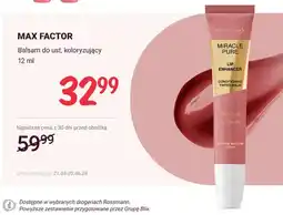 Rossmann Balsam do ust koloryzujący MAX FACTOR oferta