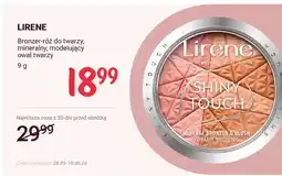 Rossmann Bronzer-róż do twarzy mineralny modelujący owal twarzy LIRENE oferta