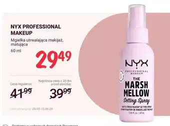 Rossmann Mgiełka utrwalająca makijaż matująca NYX PROFESSIONAL MAKEUP oferta