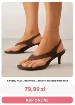 Renee Sandały VICES Japonki na Obcasie Kaczuszka Nesadella oferta