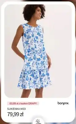 BonPrix Sukienka midi bonprix oferta