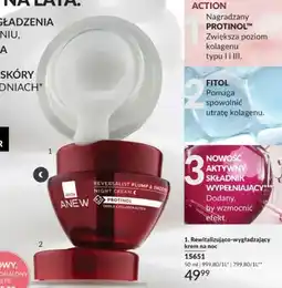 Avon Krem na noc rewitalizująco-wygładzający Avon Anew oferta
