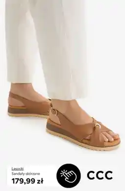 CCC Sandały skórzane Lasocki oferta