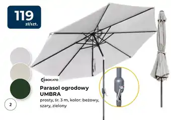 Parasol ogrodowy Bokato