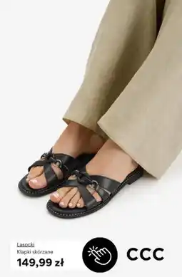 CCC Klapki skórzane Lasocki oferta