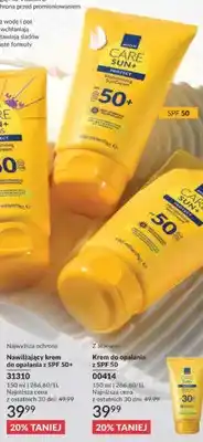Avon Nawilżający krem do opalania z SPF 50+ Avon Care Sun+ oferta