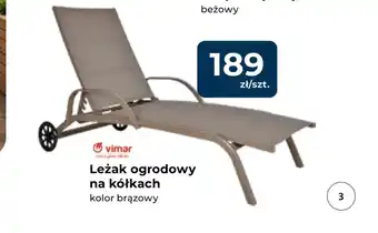 Vimar Leżak ogrodowy na kółkach