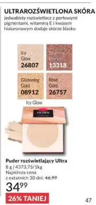 Avon Puder rozświetlający Ultra Icy Glow oferta