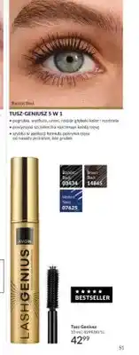 Avon Tusz do rzęs Avon Geniusz 5 w 1 oferta