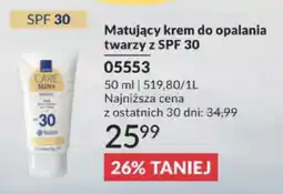 Avon Matujący krem do opalania twarzy z SPF 30 AVON oferta