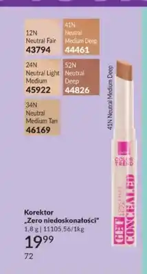 Avon Korektor Zero niedoskonałości Avon Color Trend oferta