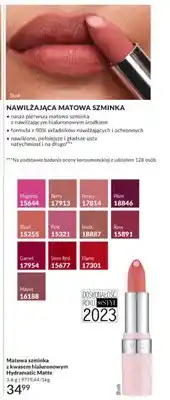 Avon Matowa szminka z kwasem hialuronowym Hydramatic Matte Avon Magenta oferta