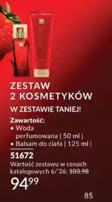 Avon Zestaw 2 kosmetyków Attraction Instinct dla Niej Avon oferta