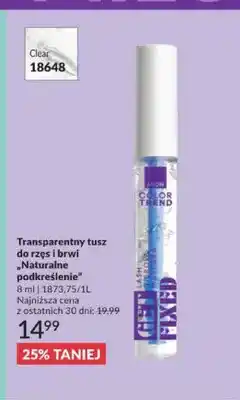 Avon Transparentny tusz do rzęs i brwi Naturalne podkreślenie Avon Color Trend oferta
