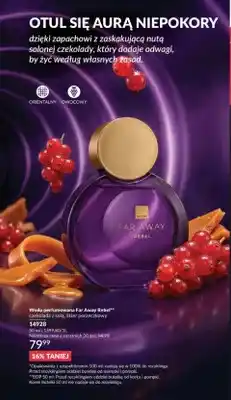 Avon Woda perfumowana Avon Far Away Rebel czekolada z solą, likier porzeczkowy oferta