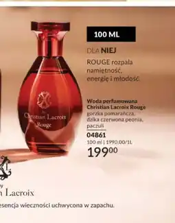 Avon Woda perfumowana Christian Lacroix Rouge oferta