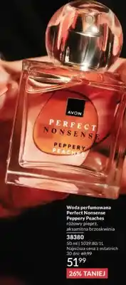 Avon Woda perfumowana Avon Perfect Nonsense Peppery Peaches oferta