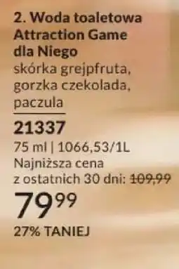 Avon Woda toaletowa Attraction Game dla Niego oferta