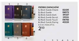 Avon Próbka zapachu Black Suede Charm oferta
