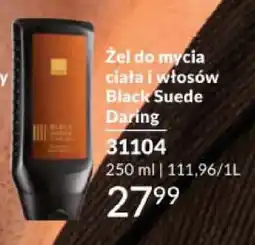 Avon Żel do mycia ciała i włosów Black Suede Daring oferta