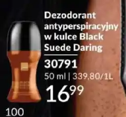 Avon Dezodorant antyperspiracyjny w kulce Black Suede Daring oferta