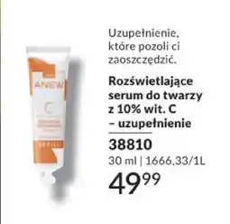 Avon Rozświetlające serum do twarzy z 10% wit. C - uzupełnienie Avon Anew oferta