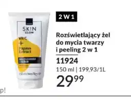 Avon Rozświetlający żel do mycia twarzy i peeling 2 w 1 SKIN GLOW 11924 oferta