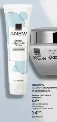 Avon Krem oczyszczający Avon Anew Sensitive+ oferta