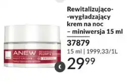 Avon Rewitalizująco-wygładzający krem na noc Anew - miniwersja oferta