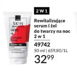 Avon Rewitalizujące serum i żel do twarzy na noc 2 w 1 SKIN REVITALISE 49742 oferta