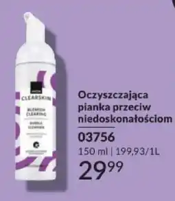 Avon Oczyszczająca pianka przeciw niedoskonałościom Clearskin oferta