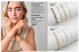 Avon Zestaw bransoletek Wanda kolor złoty oferta