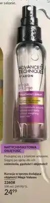 Avon Kuracja w sprayu dodająca objętości Mega Volume Avon Advance Techniques oferta