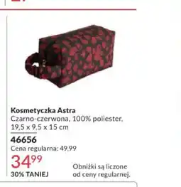 Avon Kosmetyczka Astra czarno-czerwona oferta