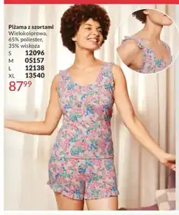 Avon Piżama z szortami wielokolorowa 65% poliester 35% wiskoza oferta