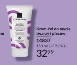 Avon Krem-żel do mycia twarzy i pleców Clearskin oferta