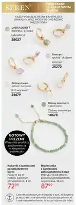 Avon Kolczyki z kamieniami półszlachetnymi Seren Labradoryt oferta