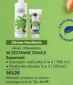 Avon Zestaw kosmetyków Avon Zdrowe Nawilżenie Aloes i Makadamia oferta